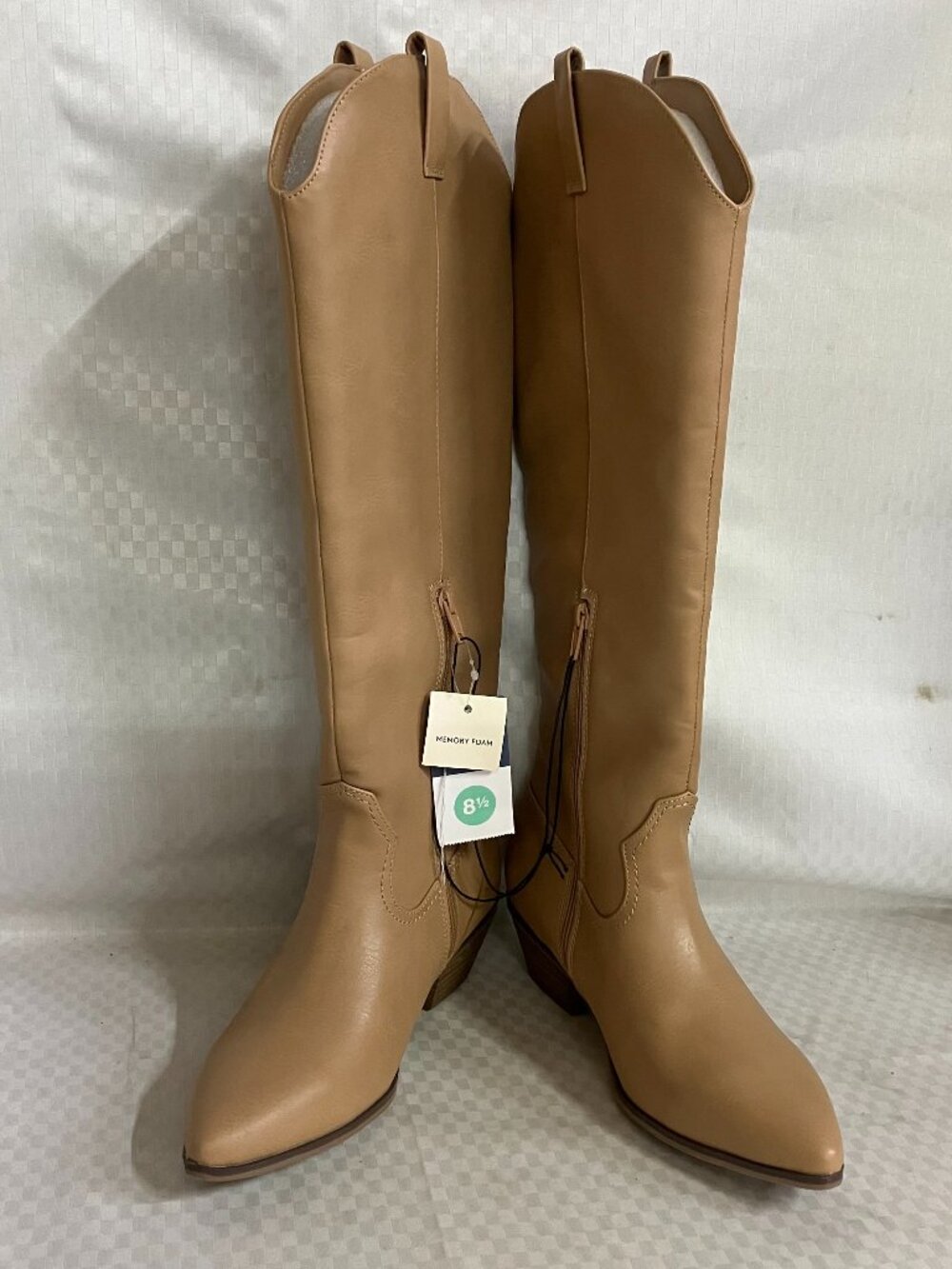 Universal Thread Boots Women's 8.5 Knee High Light Brown Sommer Heel Knee High
